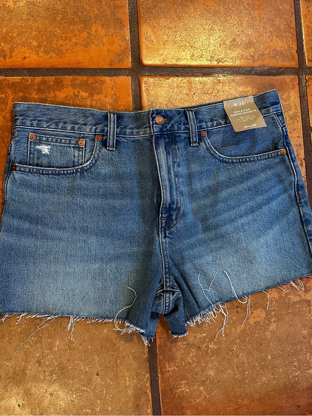 Madewell Jean Shorts - Picture 3 of 4